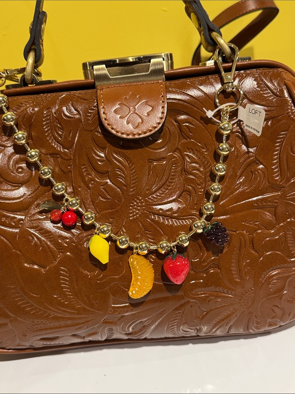 NWT Loft bag charm